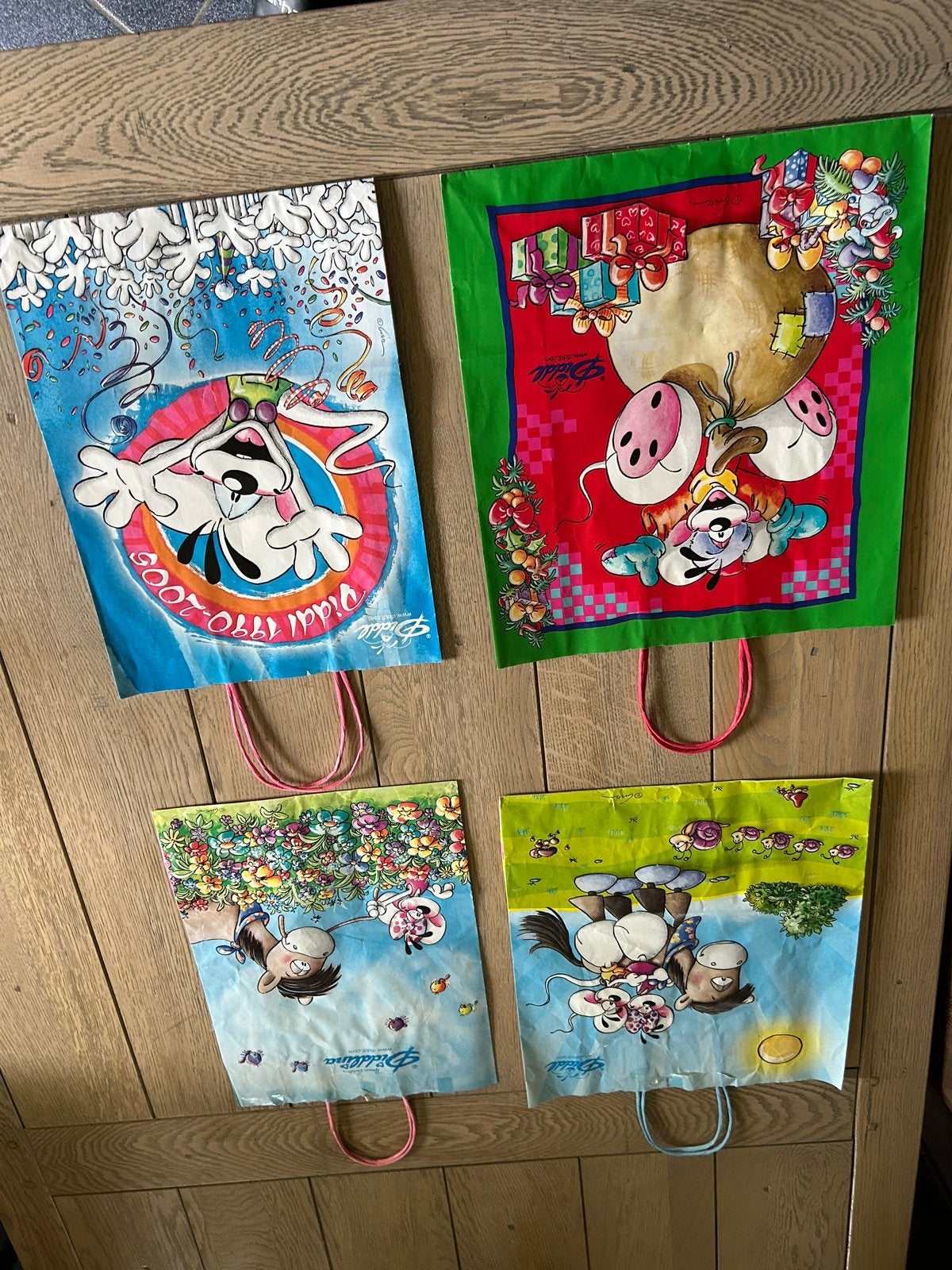 Grote collectie Diddl en vrienden cadeauzakjes, Ophalen, Verschillende figuren, Gebruikt, Overige typen