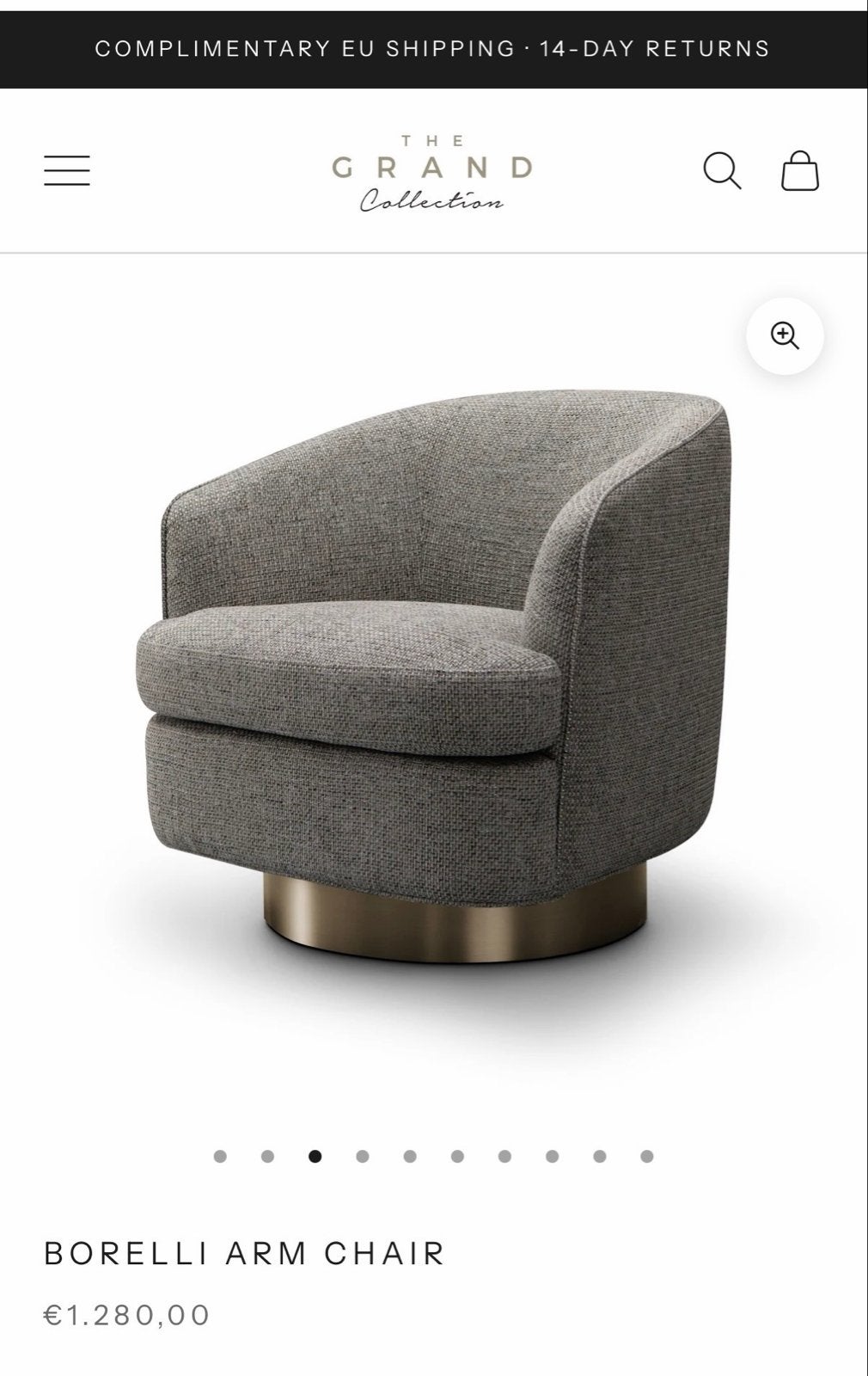 2x Borelli Armchair - Zo goed als nieuw, Huis en Inrichting, 75 tot 100 cm, Ophalen of Verzenden, Zo goed als nieuw, Stof