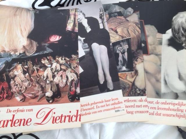 artikel van Marlene Dietrich uit libelle, Ophalen of Verzenden, Zo goed als nieuw, Boek, Tijdschrift of Artikel