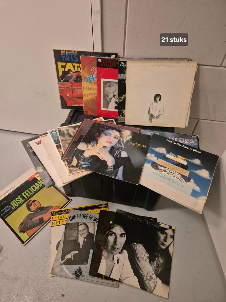 Partij van 21 diverse vinyl LP's - Pop, Rock, Blues, Cd's en Dvd's, Vinyl | Pop, Gebruikt, 1970 - 1979, 12 inch, Ophalen of Verzenden