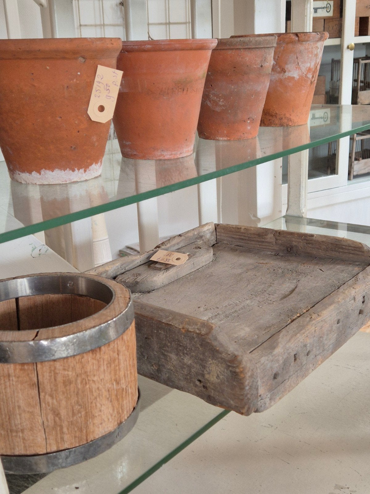 Brocante snijplank, Ophalen