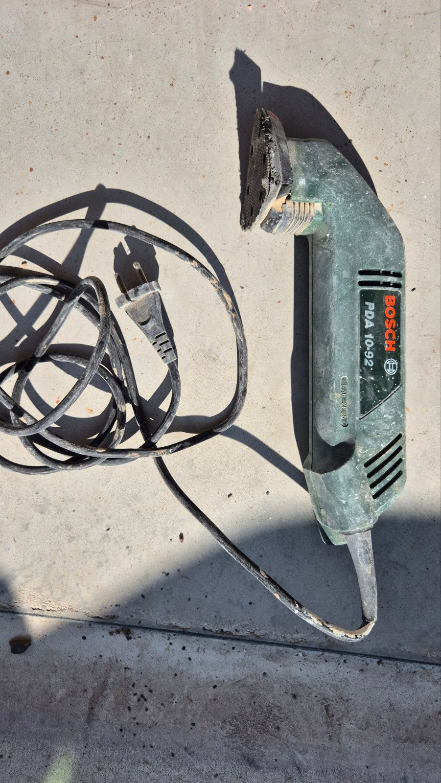 Bosch PDA 10-92 Deltaschuurmachine driehoek schuurvlak, Doe-het-zelf en Verbouw, Ophalen of Verzenden, Gebruikt, Minder dan 600 watt
