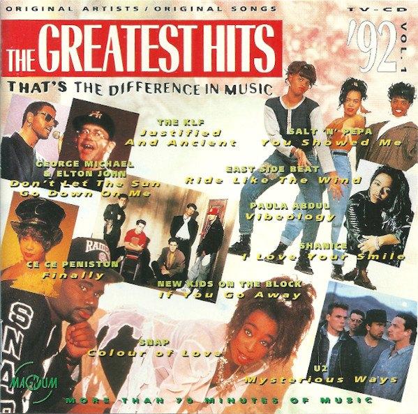THE GREATEST HITS '92 VOLUME 1 (CD), Cd's en Dvd's, Cd's | Verzamelalbums, Zo goed als nieuw, Pop, Ophalen of Verzenden