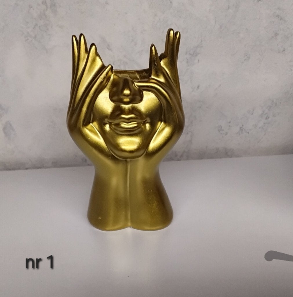 wegens stoppen hobby mooi verschillende vaasje, Ophalen of Verzenden, Nieuw, Goud, Overige materialen