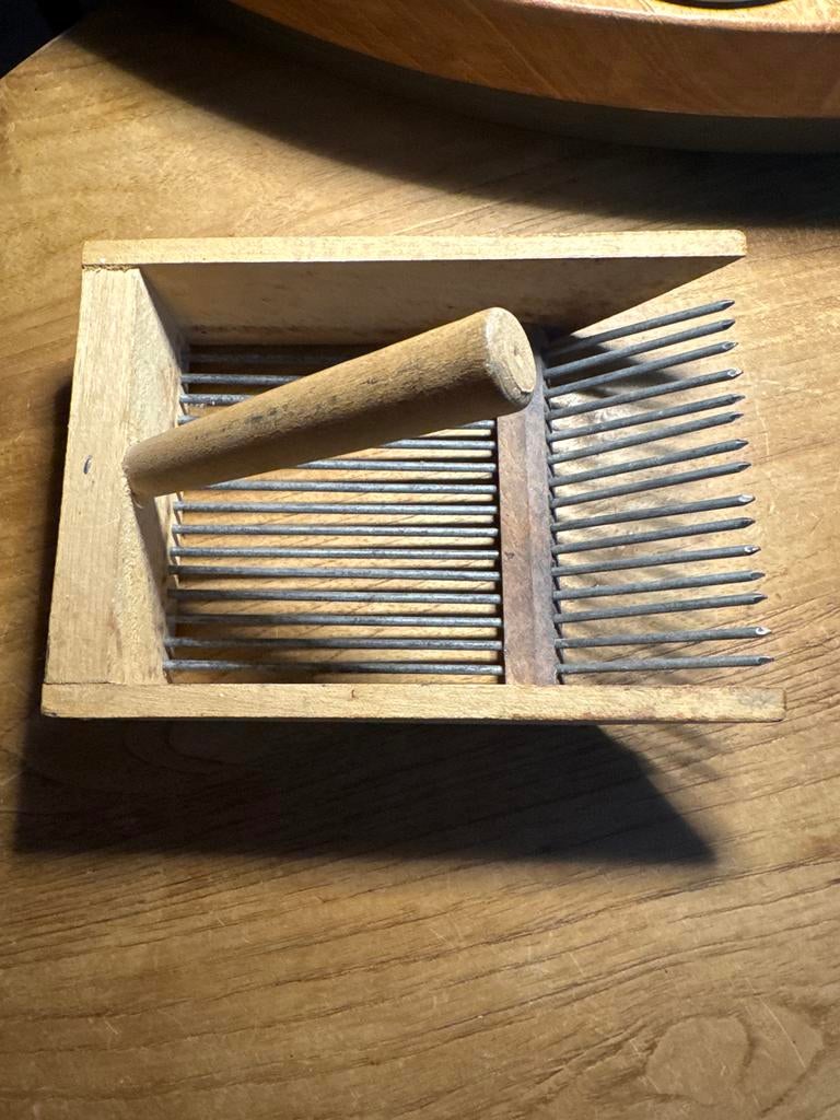 Vintage Houten Bessenkam / Fruitplukker, Ophalen of Verzenden