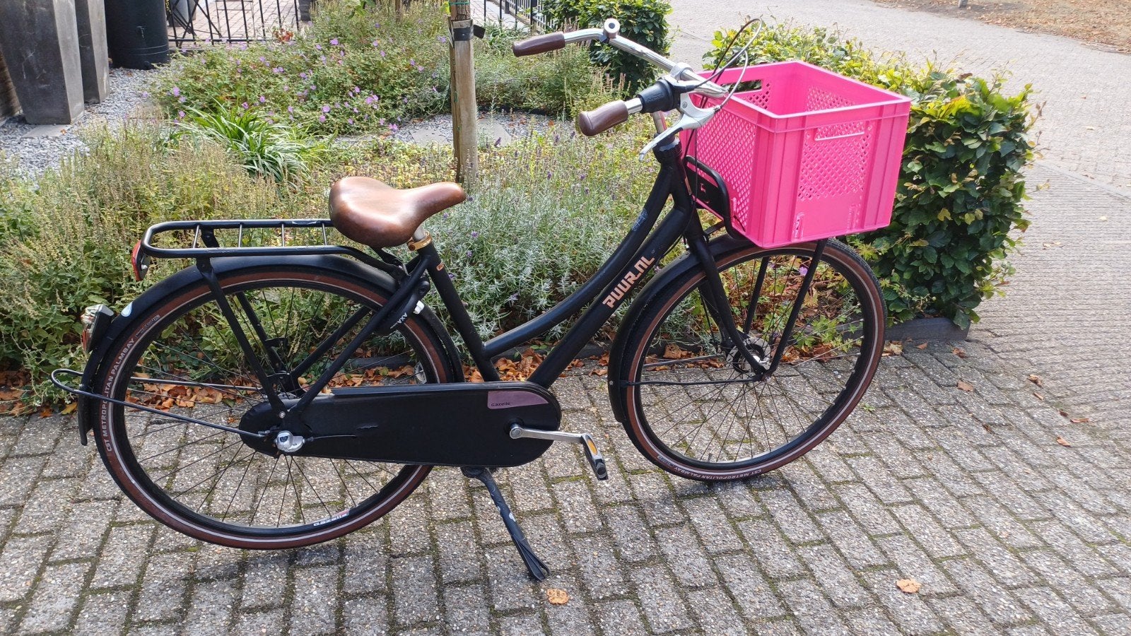 Nette Gazelle Puur NL Transportfiets Dames - Maat 49 (28"), Ophalen, Gebruikt, 47 tot 50 cm, Versnellingen