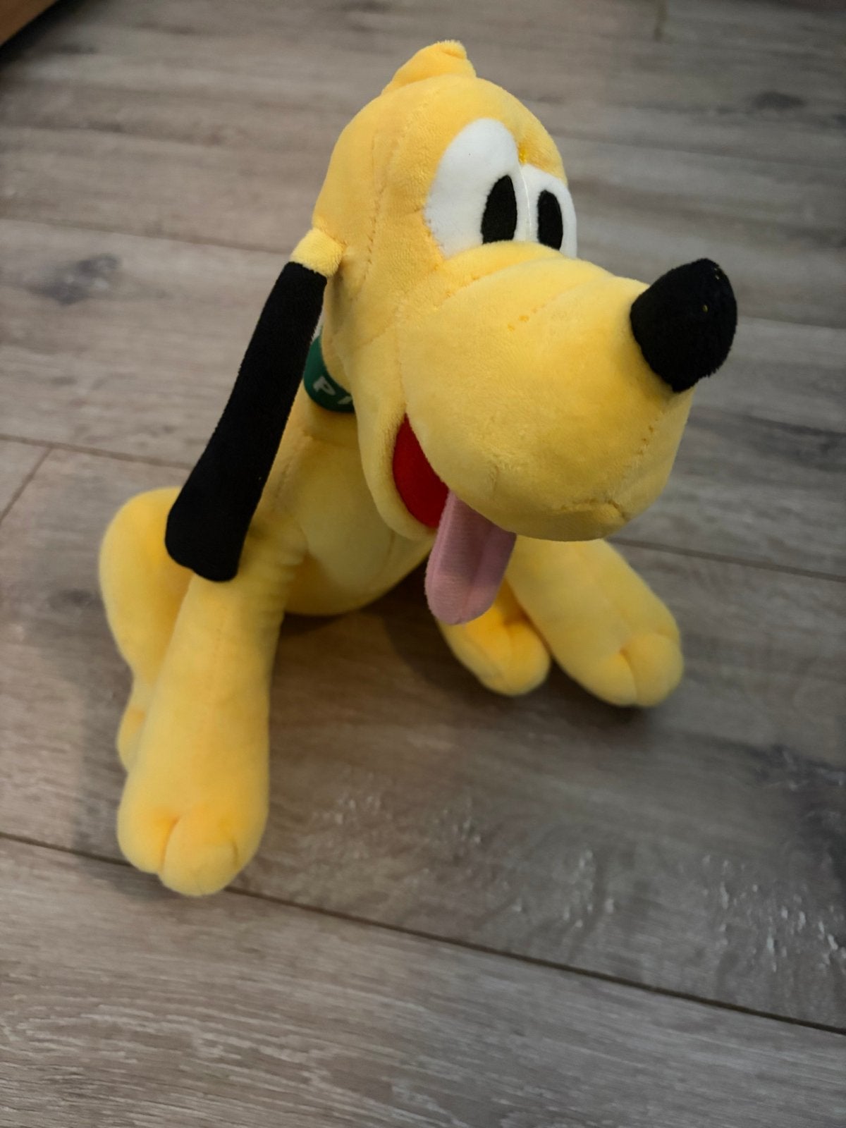 Disney Pluto Knuffel - Zachte Pluche Hond, Gebruikt, Disney, Geel, Met label