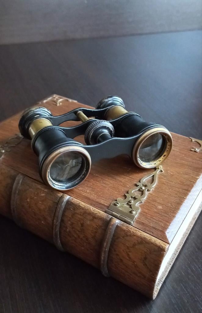 Antieke operakijker van opticien H.A. Reens – Rotterdam, Ophalen of Verzenden