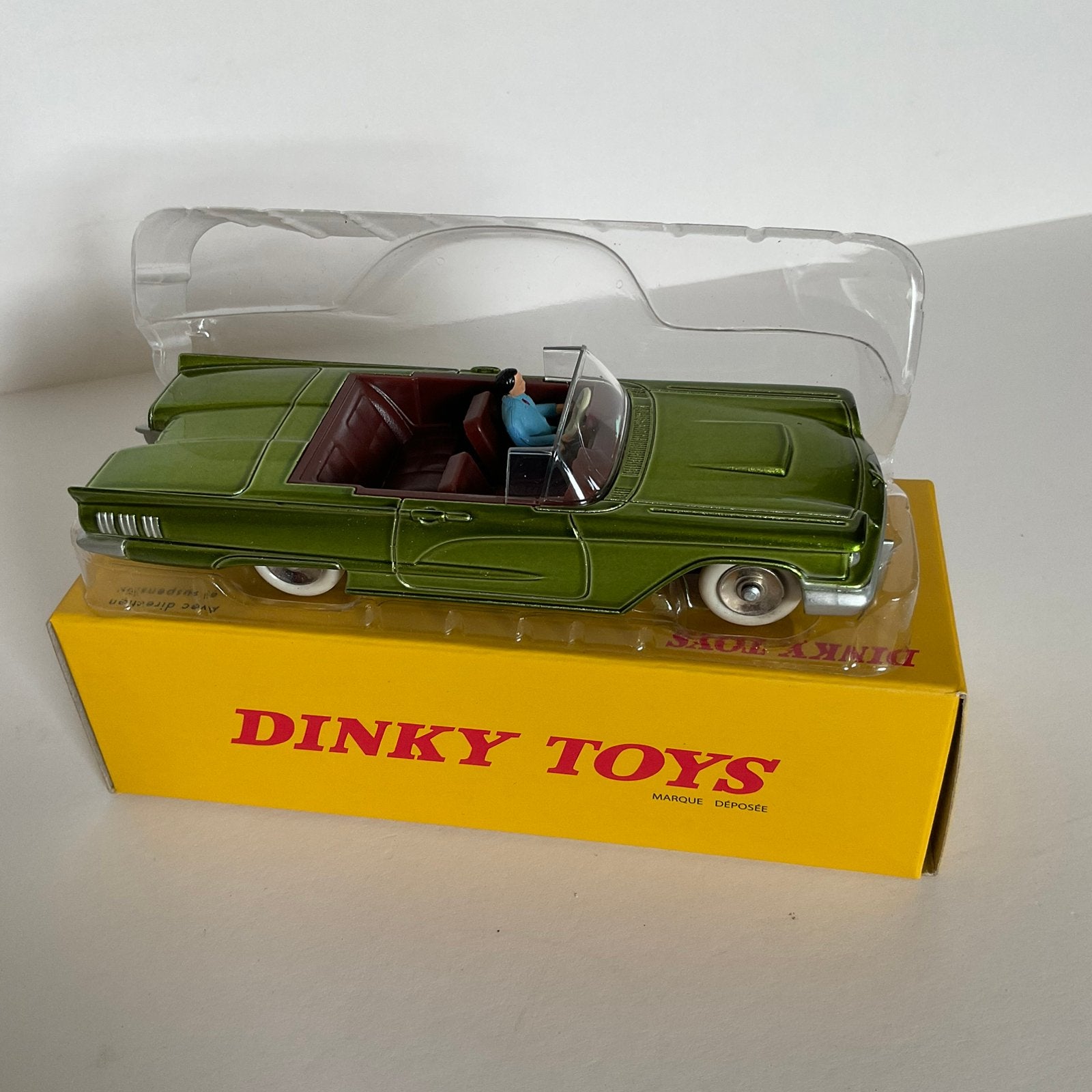 Dinky Toys Ford “Thunderbird” Cabriolet Atlas/ Mattel 555, Ophalen of Verzenden, Zo goed als nieuw, Auto, Dinky Toys