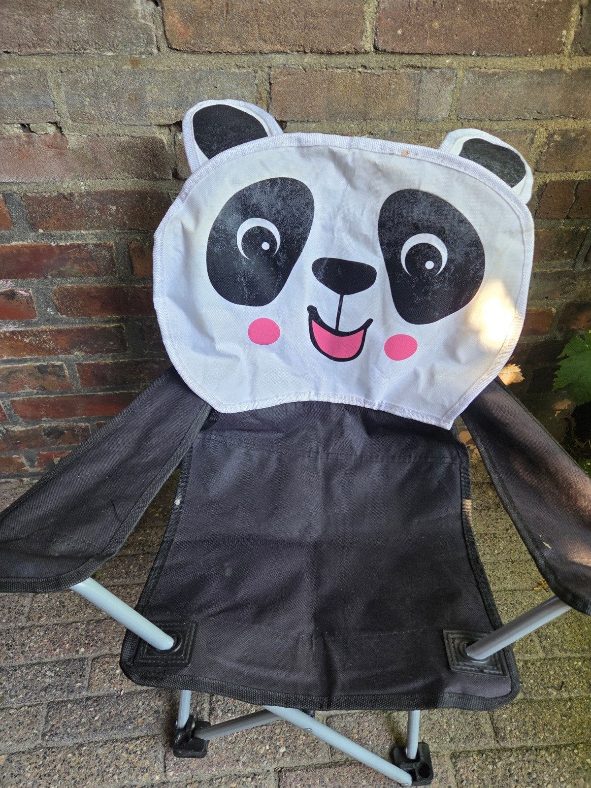 Schattige panda kinderklapstoel / campingstoel, Kinderen en Baby's, Ophalen of Verzenden, Zo goed als nieuw, Overige typen