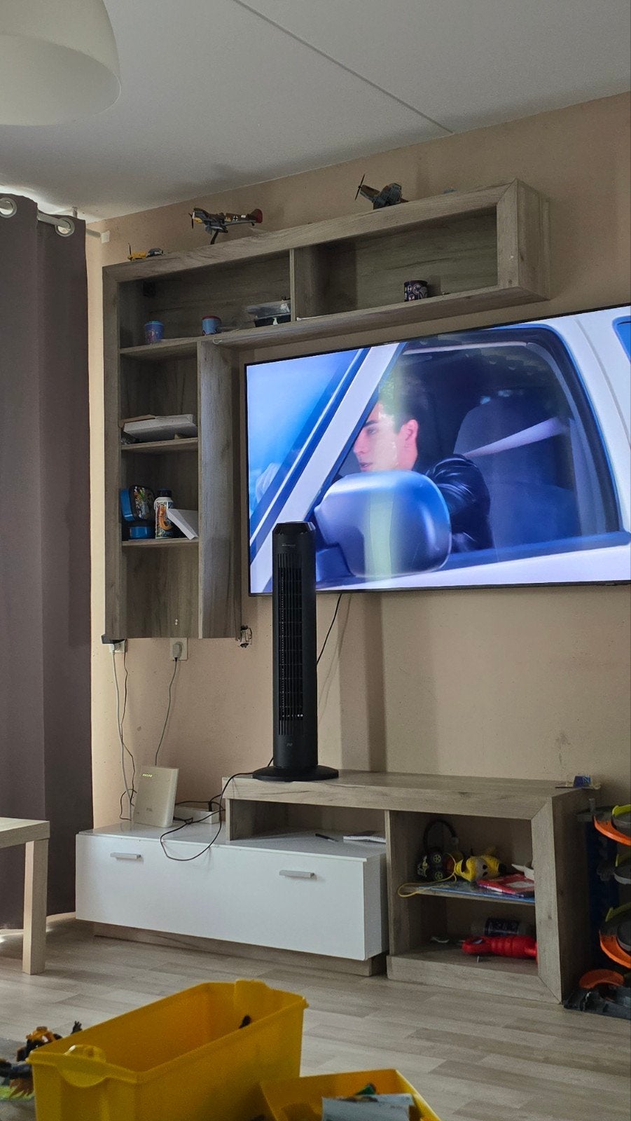 tv meubel, Ophalen