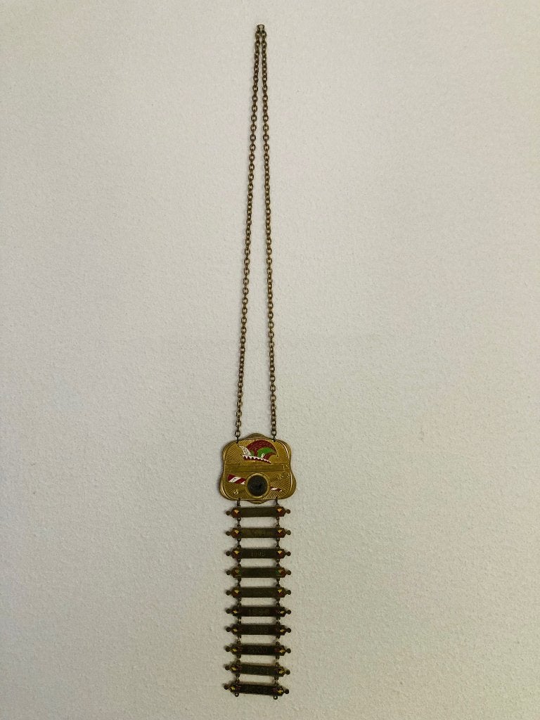 Carnaval onderscheiding/ketting CV Spruwejagers Mierlo (2), Ophalen of Verzenden, Overige materialen, Nederland