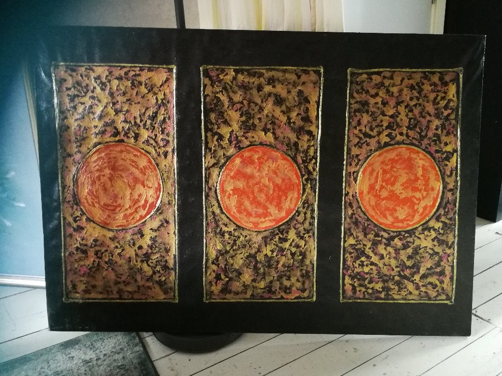Schilderij jaren 80, Ophalen, Overige stijlen, Doek, Overige technieken