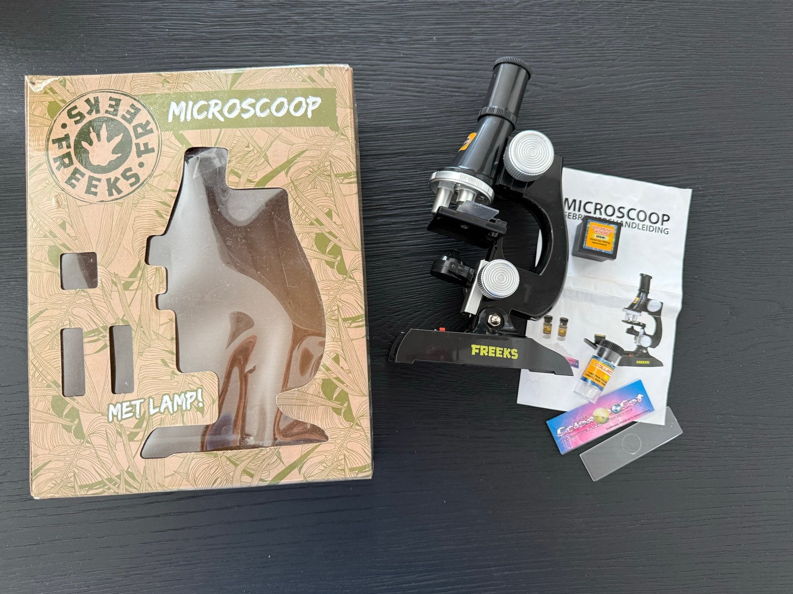 Freek Vonk Microscoop - Zo goed als nieuw, Ophalen of Verzenden, Zo goed als nieuw, Minder dan 400x, Biologische microscoop