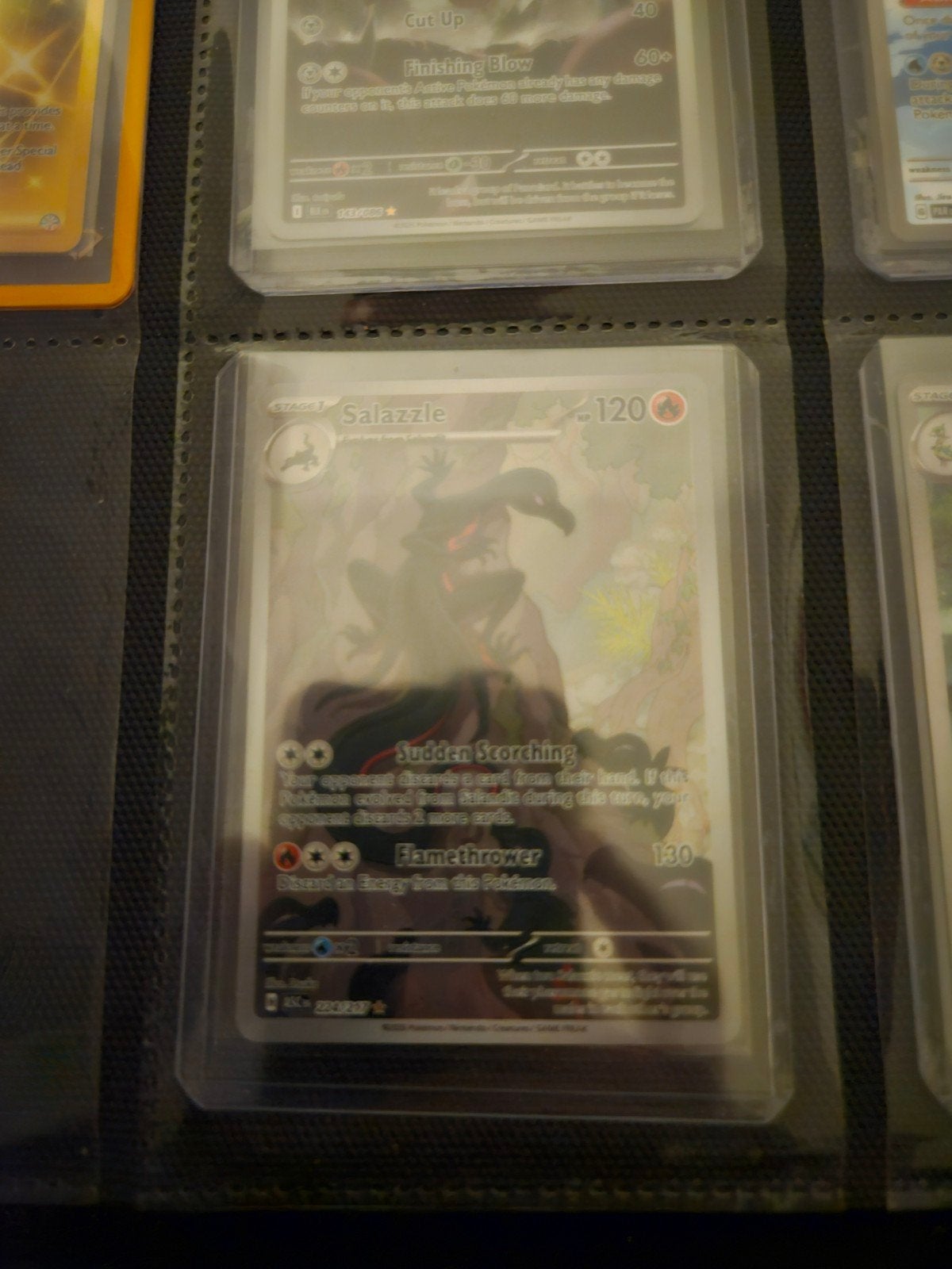 Pokemon Salazzle 224/217 Ascended Heroes, Ophalen of Verzenden, Zo goed als nieuw, Losse kaart, Foil
