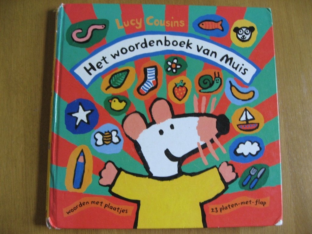 Peuterboek Het woordenboek van Muis, 3 tot 4 jaar, Ophalen of Verzenden, Uitklap-, Voel- of Ontdekboek, Lucy Cousins