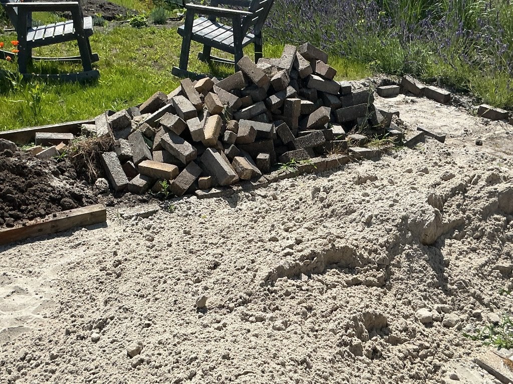 Straatstenen, Ophalen, Gebruikt, Beton, Klinkers
