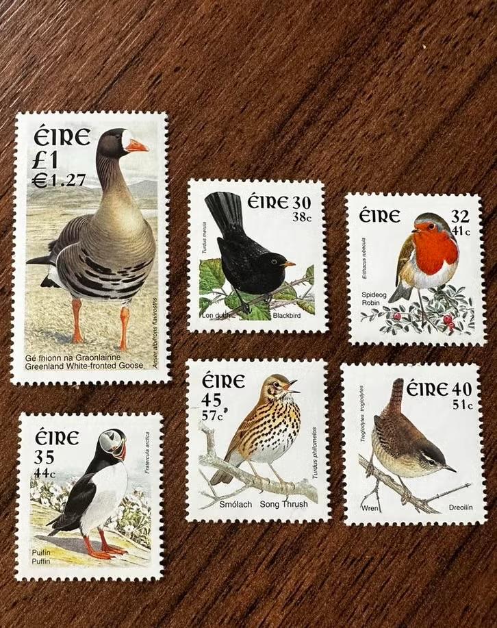 Ierland 2001 Vogels Postfris Postzegels Set, Ophalen of Verzenden, Ierland, Postfris