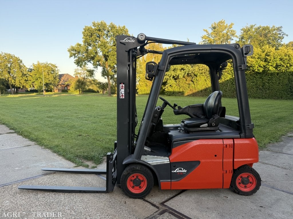 Linde 1600KG elektrisch triplo mast freelift Sideshift BJ201, Info@vanbeurdenheftrucks.nl, Linde, Heftruck, Ophalen of Verzenden