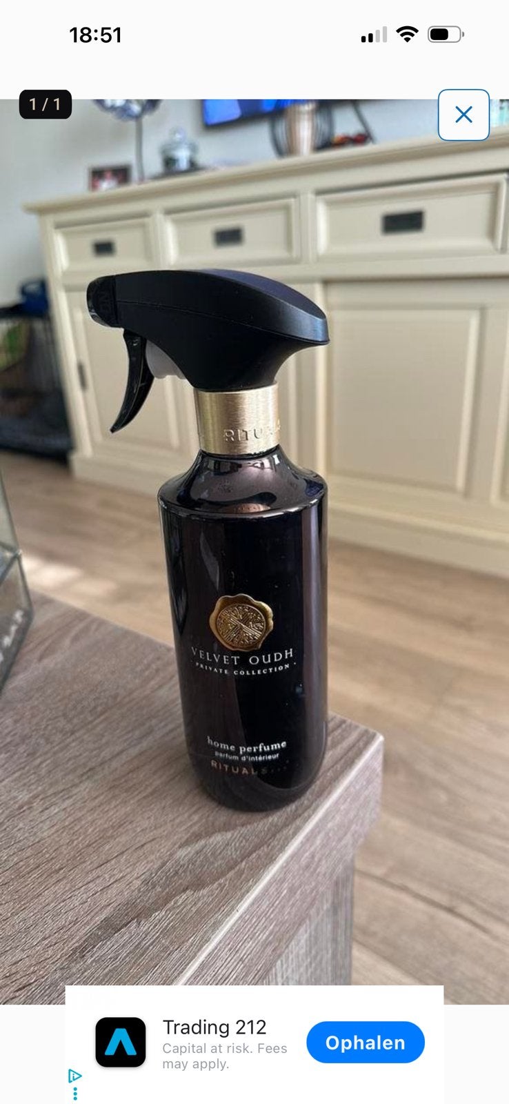 Rituals Velvet Oudh Home Perfume, Ophalen of Verzenden, Nieuw