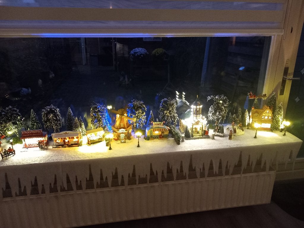Kerstdorp compleet, Ophalen, Gebruikt