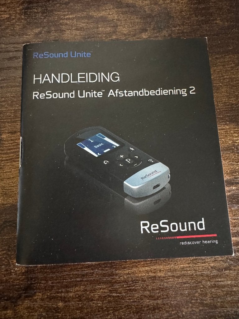 ReSound Unite Afstandsbediening 2 RC-2 voor hoortoestellen, Ophalen of Verzenden, Gebruikt