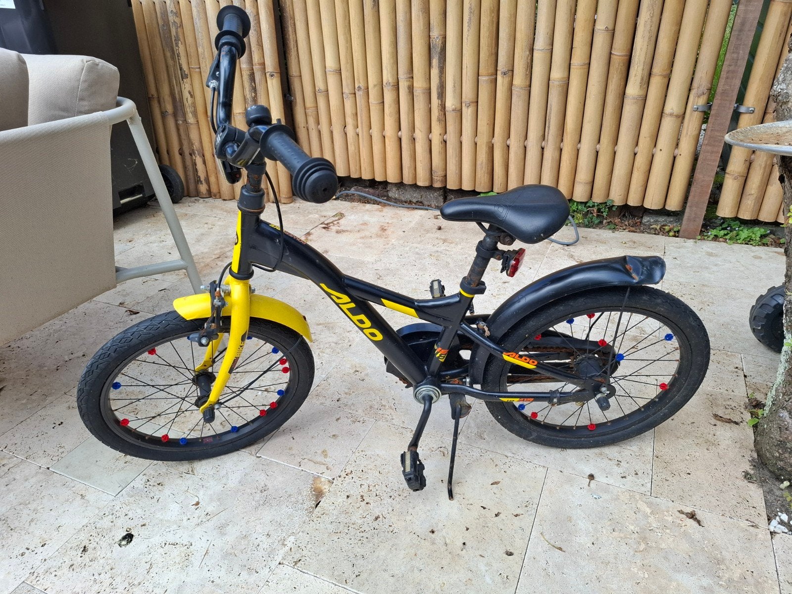Zwarte 18 inch Powerbike Aldo, Ophalen, Gebruikt, 16 tot 20 inch
