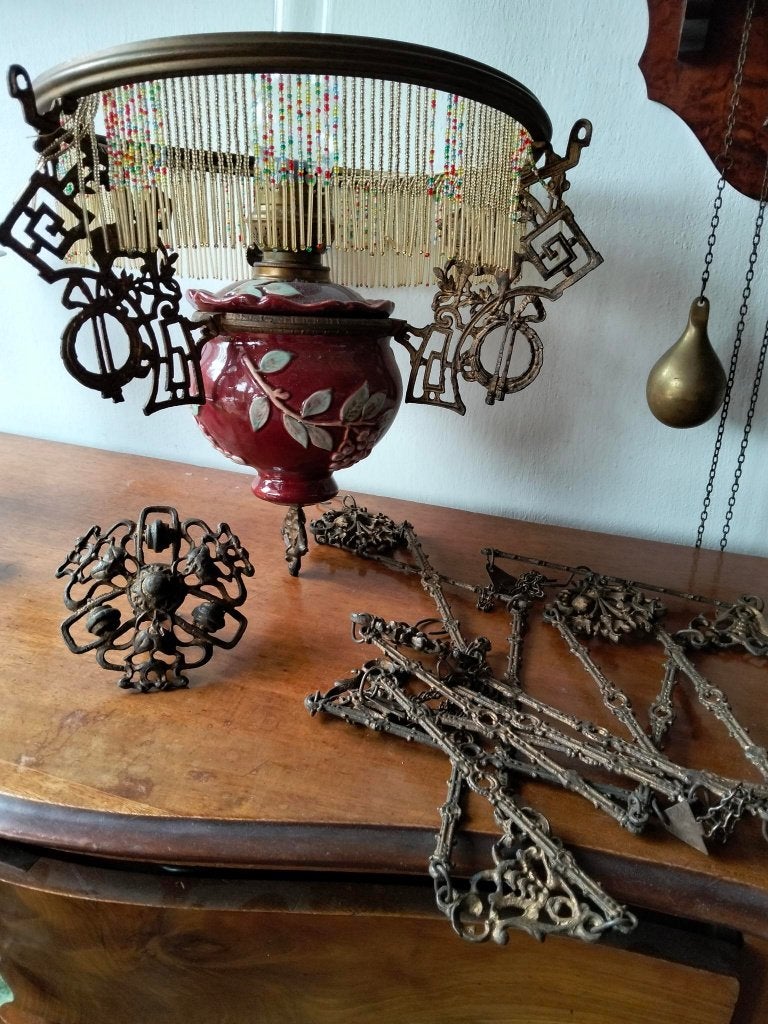 Olielamp, Antiek en Kunst, Antiek | Lampen, Ophalen