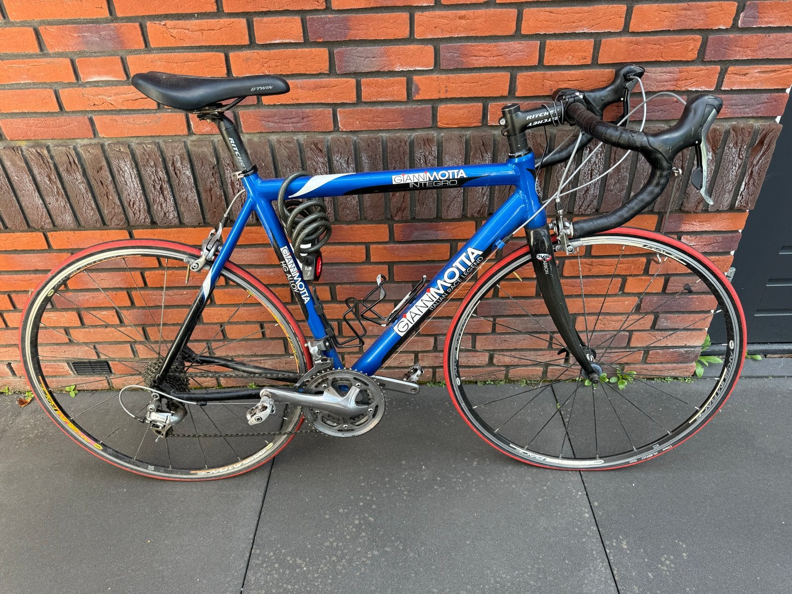 Gian Motta Racefiets - Blauw, Gebruikt, 28 inch, Gebruikt, Aluminium, 15 tot 20 versnellingen