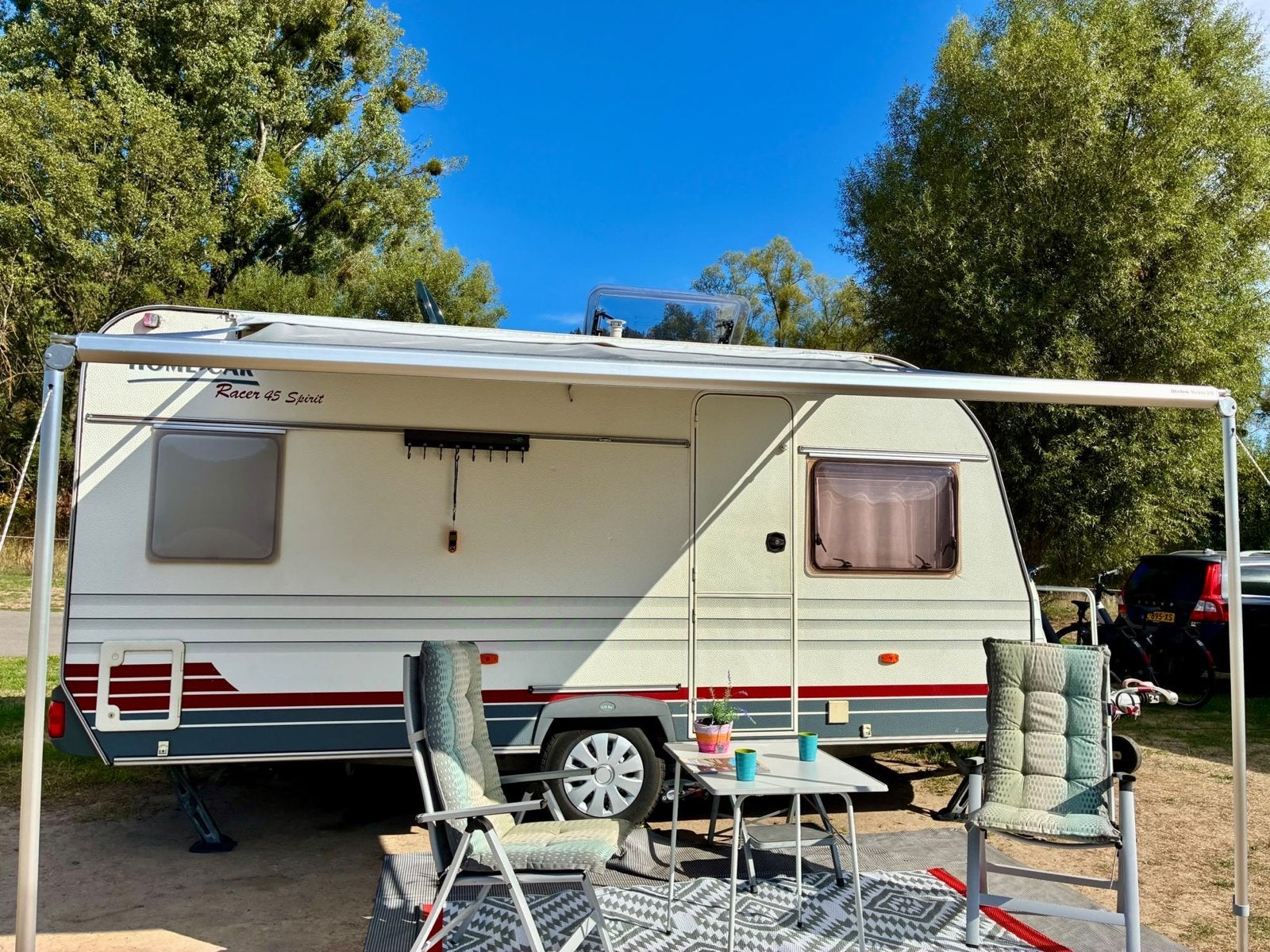 Home Car Racer 45 Spirit 466H met mover en zakluifel, Caravans en Kamperen, Rondzit, 750 - 1000 kg, Particulier, Tot en met 4