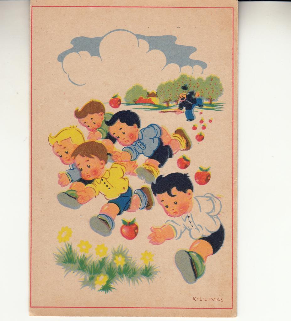Karel Links                              =0044=, Verzamelen, Ansichtkaarten | Themakaarten, Ophalen of Verzenden, 1940 tot 1960