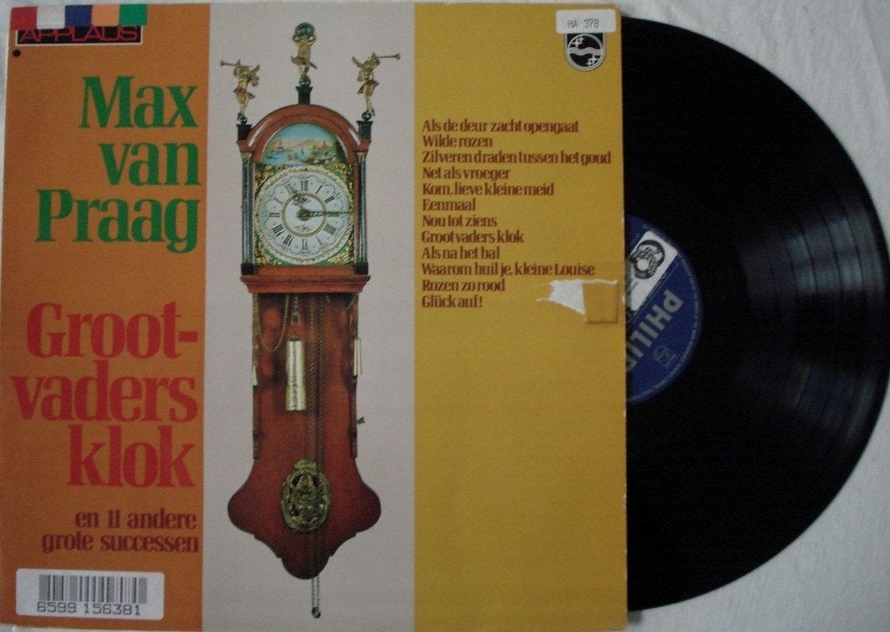 Max van Praag - Grootvaders klok, LP, Gebruikt, Overige genres, Ophalen of Verzenden