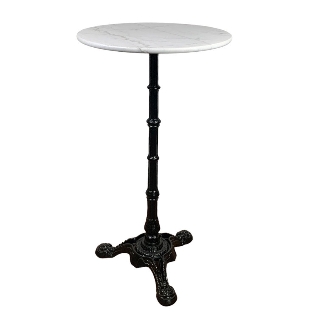 Statafel met 60 cm rond wit marmer tafelblad, Ophalen of Verzenden, Nieuw