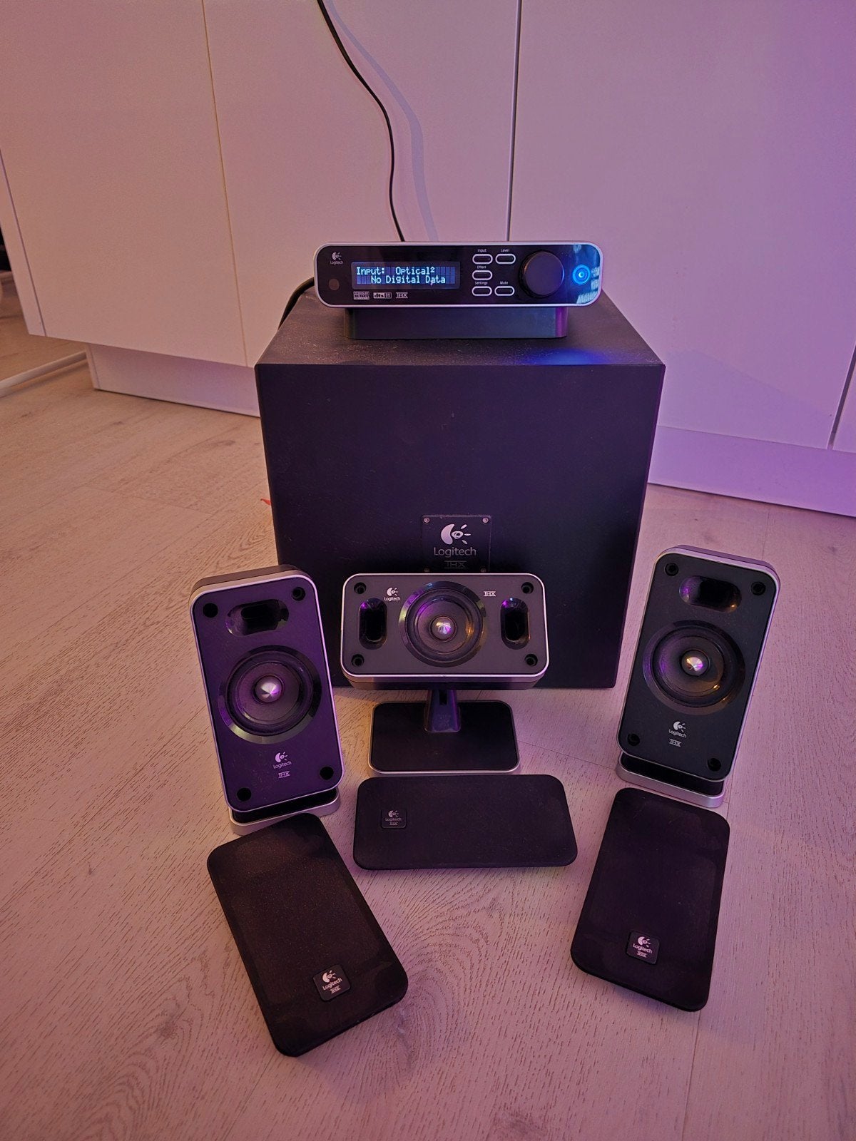 Logitech Z-5450 – In Topstaat (Krasvrij Display), Gebruikt, Logitech, Speakerset, AUX-ingang