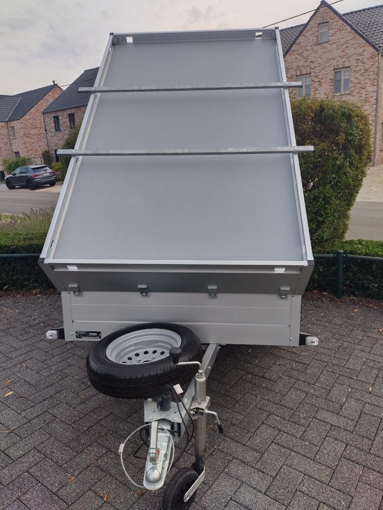 Anssems aluminium afsluitbare aanhangwagen ongeremd, Auto diversen, Ophalen, Zo goed als nieuw