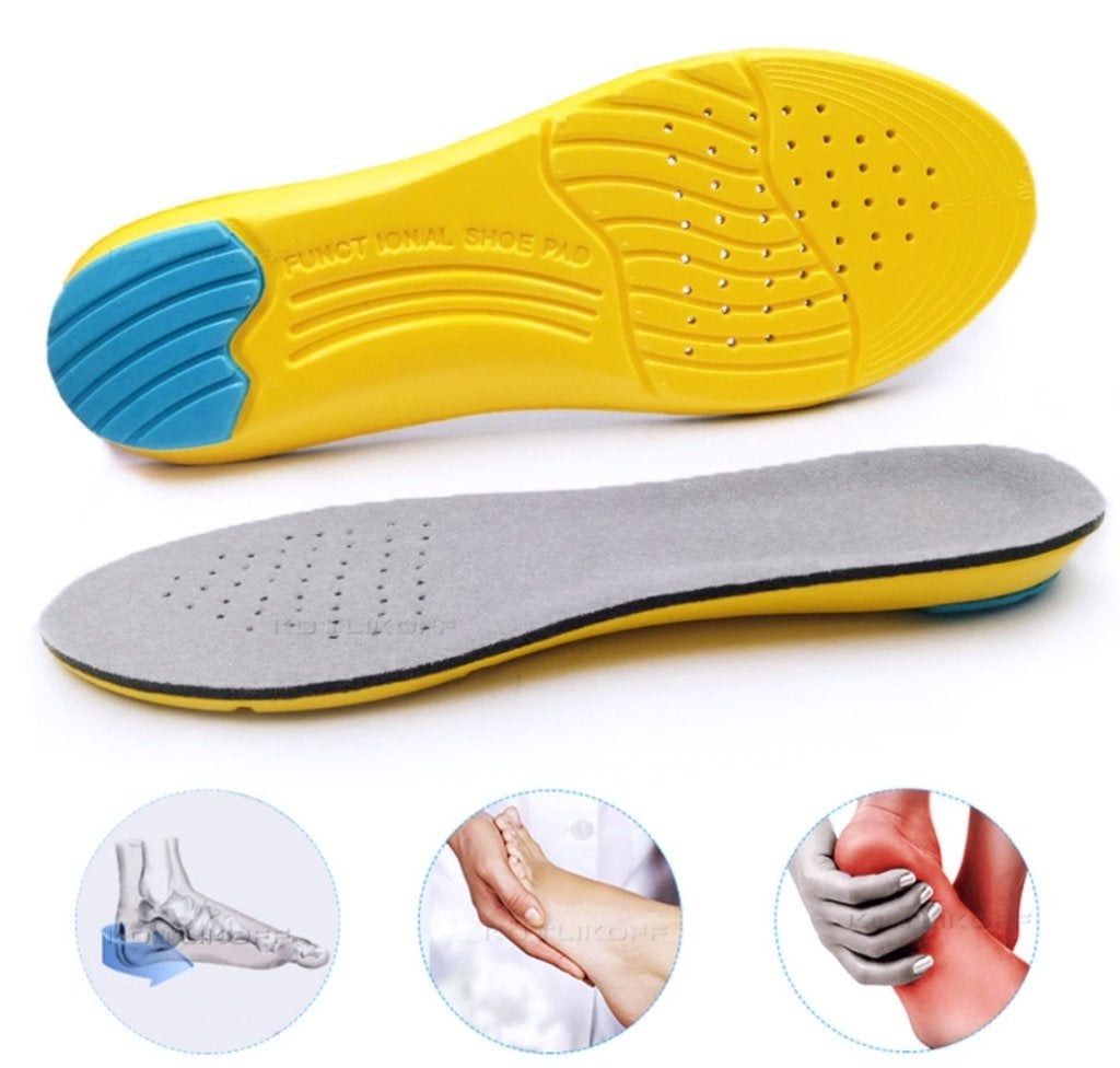 Orthopedische Inlegzolen met silicone gel kussen, Kleding | Dames, Geel, Nieuw, Ophalen of Verzenden, Sneakers of Gympen