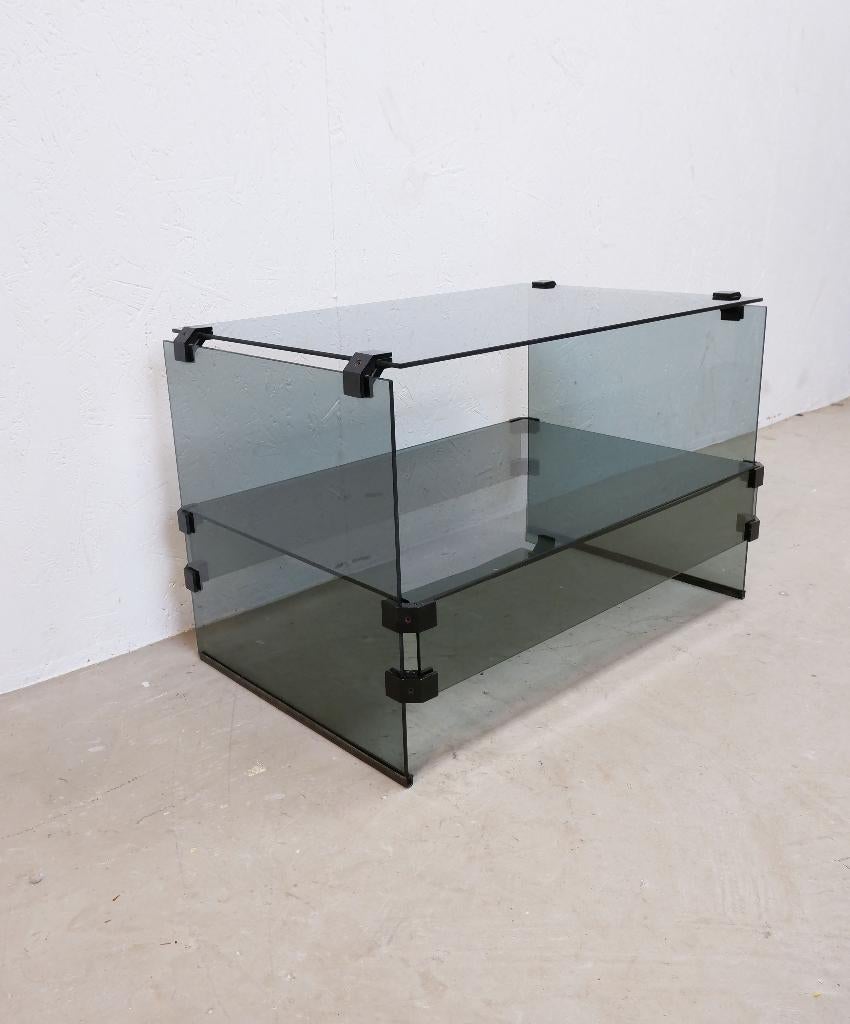 Pieterman glass-units audiomeubel, jaren 80, Huis en Inrichting, Ophalen, Gebruikt, Rijksstraatweg 37 Wilp, 50 tot 100 cm