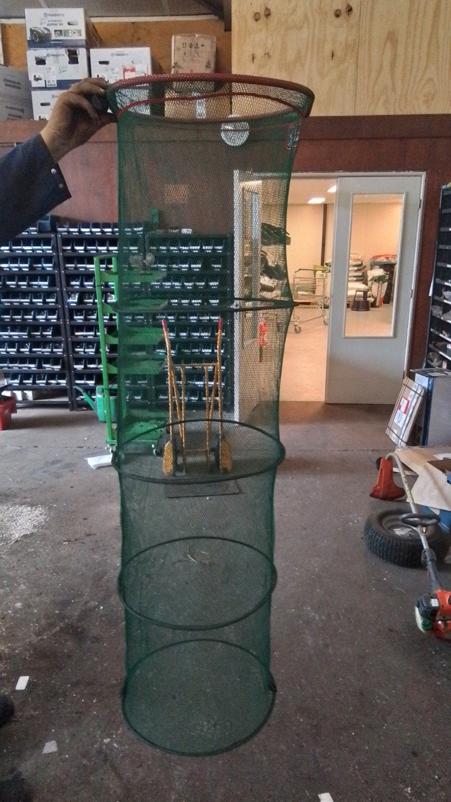 Albatros Visleefnet - 150 cm lang, 45 cm doorsnede, Ophalen of Verzenden, Nieuw, Net of Fuik