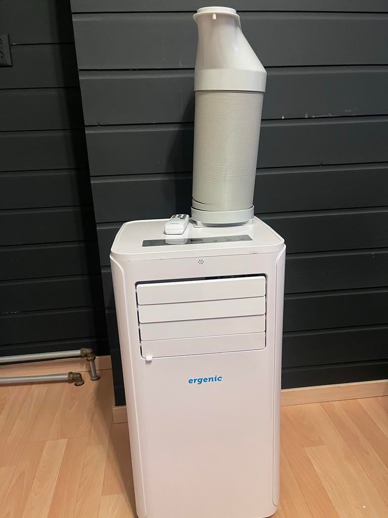 Ergenic airco met afstandsbediening, Ophalen, Gebruikt, Minder dan 60 m³, 3 snelheden of meer