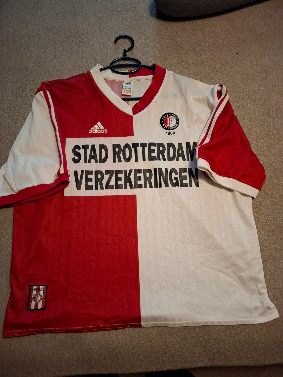 Feyenoord Thuisshirt XXL - Vintage 1998-1999 kampioen, Groter dan maat XL, Ophalen of Verzenden, Gebruikt, Shirt