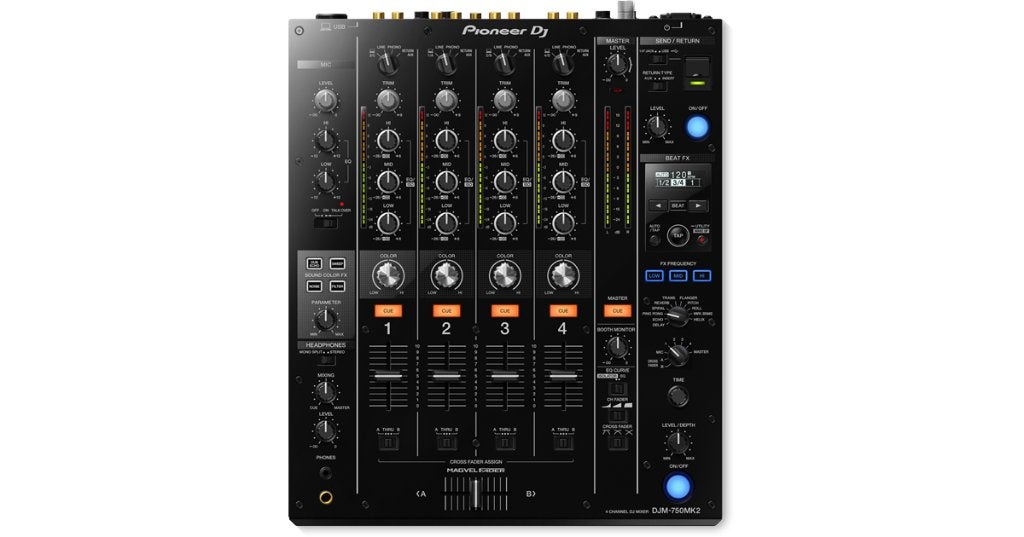 Pioneer DJ DJM 750mk2 750 mk2 DJM750mk2 mixer mengpaneel, Ophalen, Nieuw, Minder dan 5 kanalen