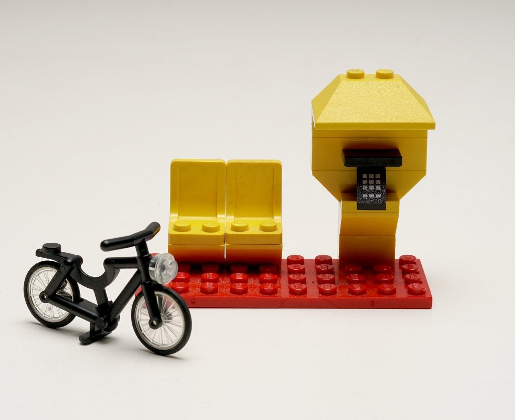Lego 6613 telefooncel, Lego, Ophalen of Verzenden, Complete set, City