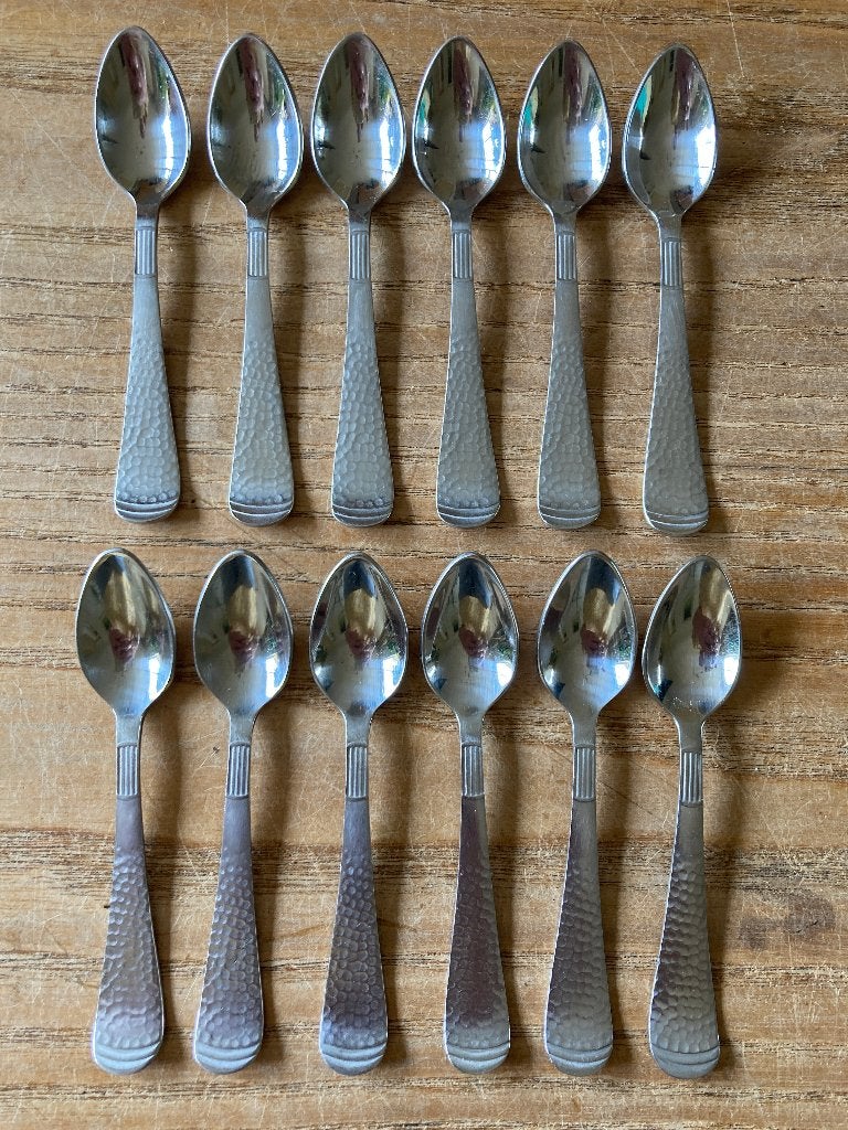 12x Vintage Sola GZ 620 mokka likeurlepeltjes lepeltje, Ophalen of Verzenden