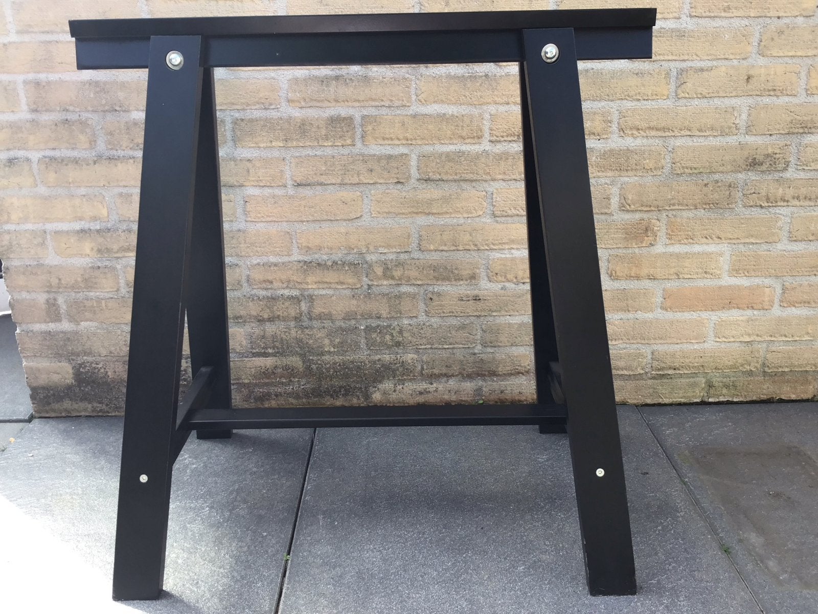 IKEA Oddvald schraag - zwart, 70x42 cm, Ophalen, Gebruikt, 50 tot 100 cm, Overige materialen