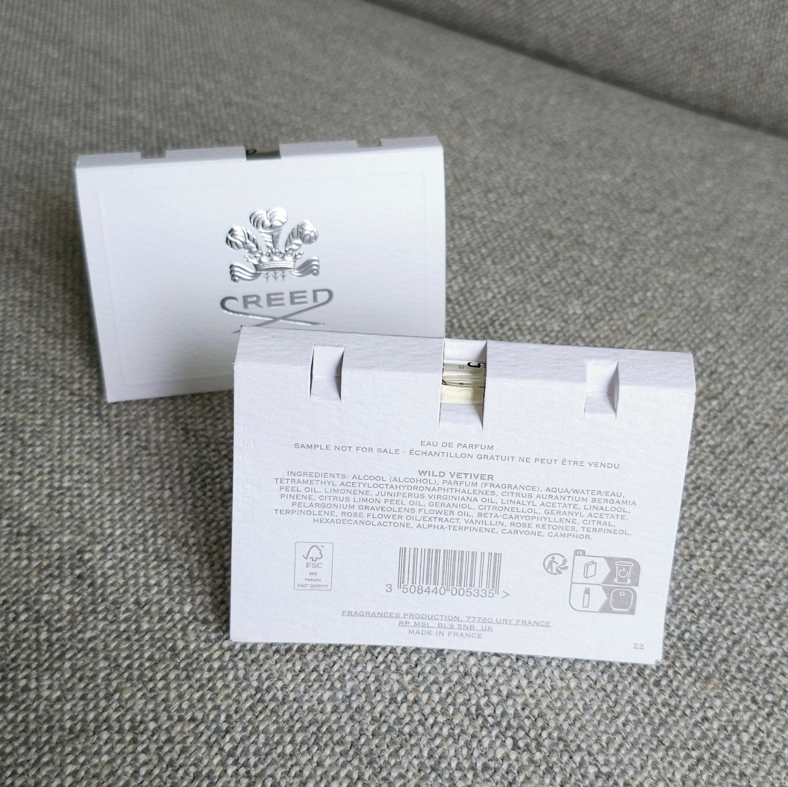 NU €7,50 ‼️ Creed Wild Vetiver eau de parfum niche sample, Ophalen of Verzenden, Nieuw