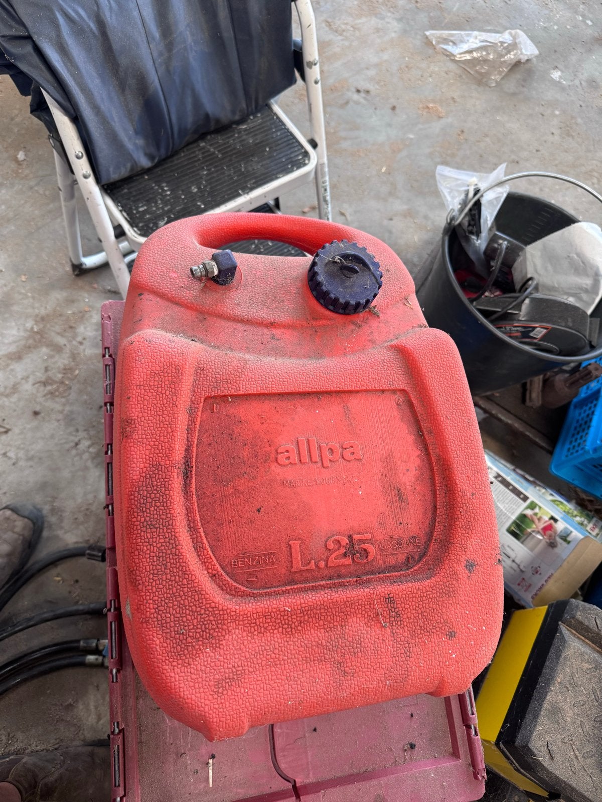 Allpa Benzinetank 25L - Gebruikt, Ophalen, Gebruikt, Motor en Techniek