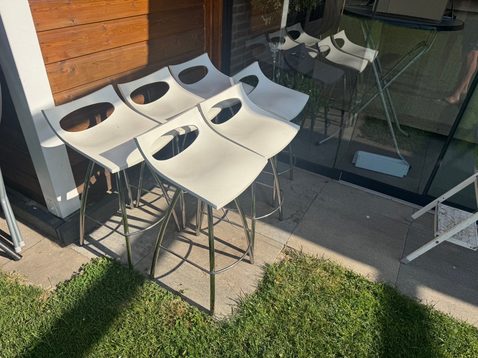Barkrukken, Tuin en Terras, Tuinsets en Loungesets, Ophalen, Zo goed als nieuw, Overige materialen