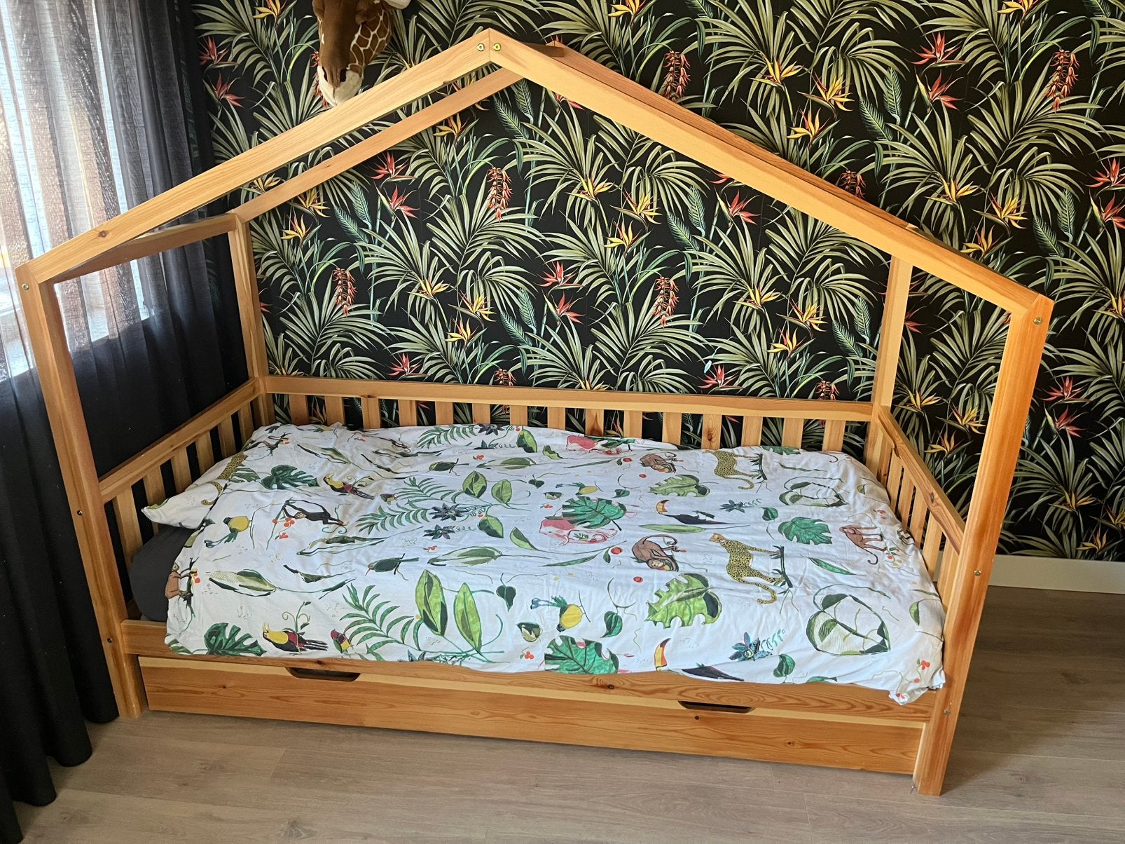 1 persoons bed, Ophalen, 85 tot 100 cm, Zo goed als nieuw, Matras