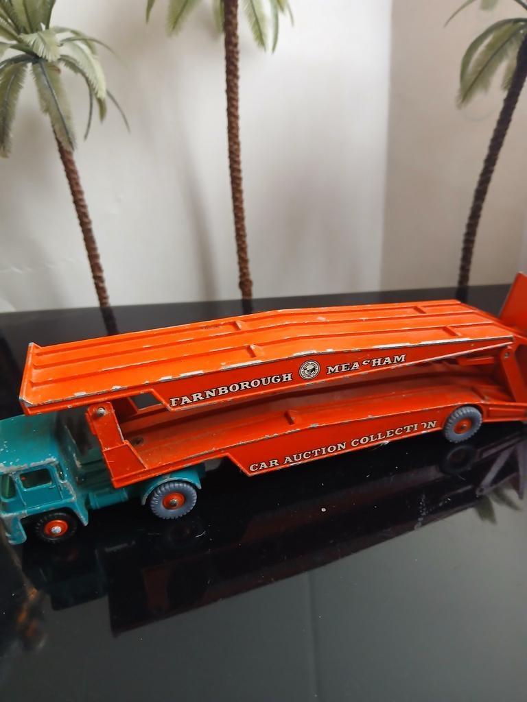 Guy Warrior autotransporter.  Lesney no 3, Ophalen of Verzenden, Gebruikt, Auto