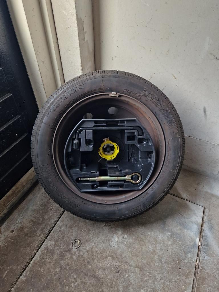 Reservewiel met bevestiging voor Peugeot 207 (195/55 R16), Ophalen, Gebruikt